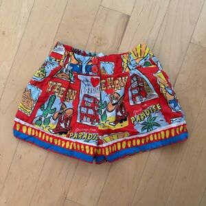 Stella McCartney Kids Paradise Print Shorts 3y